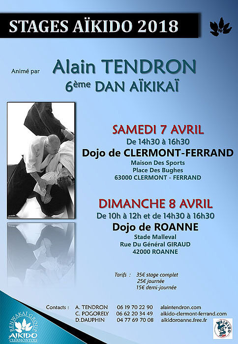 Stage Alain Tendron 7 et 8 avril 2018 - Agrandir l'image, . 0,0 B (fenêtre modale)